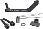 Shimano SM-MA-R140 flat mount tárcsafék adapter, hátsó, FM140-PM140, flat mount vázra, alu, fekete