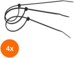 HARDEN Set 4 x 100 Coliere din Nylon, Harden, 100 x 2.5, Negru (COR-4xZH660411)