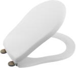 SAPHO RETRO Soft Close WC-ülőke, polyester, fehér/bronz (108601) (108601)