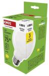 EMOS LED izzó Filament G95 / E27 / 7, 8 W (75 W) / 1055 lm / Természetes fehér (ZF2D53)