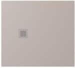 SAPHO POLYSAN TRENECA vágható öntöttmárvány zuhanytálca, 100x90cm, matt bézs (84306.81) (84306.81)