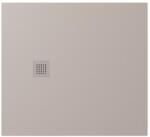 SAPHO POLYSAN TRENECA vágható öntöttmárvány zuhanytálca, 110x100cm, matt bézs (84312.81) (84312.81)