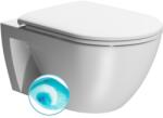 SAPHO GSI PURA ECO fali WC, Swirlflush, 36x55cm, dual-matt fehér (880709) (880709)
