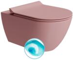 SAPHO GSI PURA fali WC, Swirlflush, 36x55cm, dual-matt rózsaszín (881524) (881524)