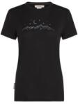 Icebreaker Merino 150 Tech Lite SS Tee Sparkling Stars Women Tricou cu mânecă scurtă Icebreaker BLACK L