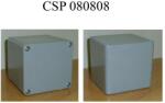 Csatári Plast CSATÁRI PLAST CSP 080808 Ex poliészter doboz, üres, 80x80x80mm, IP 65 fekete, halogénmentes (CSP11080808) (CSP11080808)