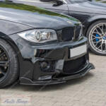  BMW E87, E82, E88, E81 1M Style Fényes fekete M-Performace Koptató Lipe Spoiler 2004-2011