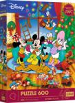 Trefl - Trefl 40 Éves Jubileum - Mickey egér és barátai - Karácsony 600 darabos kirakó (37602)