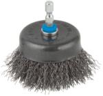 wolfcraft Üregelő drótkefe acélszálas, hullámosított, S=6mm Ø75mm (2108000)