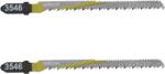 Wolfcraft Dekopírfűrészlap 2db HCS T hátrafogazott 30mm 100/75, 40mm d=2.5mm (3546000)