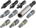 wolfcraft Csavarozókészlet (mágneses bitbefogó, süllyesztőfúrók WS Ø8, 10, 12, csavarozó bitek PZ1, 2, 3 T15, 20, 30) (2542000)
