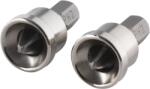 wolfcraft 2db csavarozó bit Solid 25mm Philips PH2 gipszkartonhoz mélységstopos (1342000)
