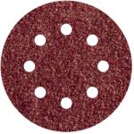 wolfcraft 5db tépőzáras csiszolókorong korund K24 preforált Ø125mm (3180000)