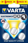 VARTA CR2032 lítium gombelem, 3V, 5 db/csomag