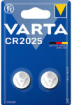 VARTA CR2025 lítium gombelem, 3V, 2 db/csomag