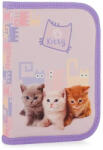 KARTON P+P Cicás tolltartó klapnis, üres, Pets, rózsaszín (KPP-8-19225) - mesescuccok