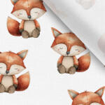 Takoy Jersey Takoy varrott hatású róka fehér színű alapon