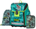 KARTON P+P Dinoszaurusz mágneszáras ergonómikus iskolatáska tolltartóval és tornazsákkal, Premium Light, Dino Roar (KPP-0-87725) - mesescuccok