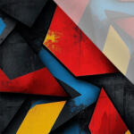 Takoy Funkcionális jersey anyag pólóra 210g színes 3D-s graffiti