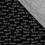 Takoy Funkcionális jersey anyag pólóra 210g kis szorzótábla fekete alapon