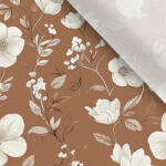 Takoy Jersey Takoy fehér virágok Via Mocha Mousse alapon