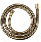 FERRO Polonia Furtun flexibil dus conic, metalic 150 cm, bronz antichizat (W34)