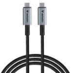 Verbatim USB kábel, USB-C - USB-C, 1, 2 m, 240W, VERBATIM, fekete (KV31847) - irodasziget