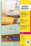 AVERY átlátszó címzés címke 45, 7x25, 4mm - L4770-25