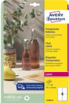 AVERY víztiszta átlátszó címke 99, 1x139mm - L7786-25