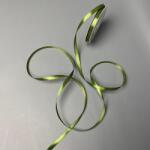  Zöld színű 6 mm-es szatén szalag