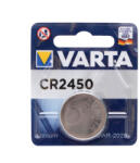 VARTA CR2450 gombelem, lítium, CR2450, 3V, 1 db/csomag (VARTA CR2450) - scom