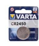 VARTA CR2450 gombelem, lítium, CR2450, 3V, 1 db/csomag (VARTA CR2450) - mi-one