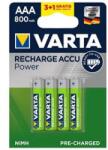 VARTA AAA 800mAh NiMh 3+1 db/bliszter AAA 800mAh 3+1 Újratölthető akku (56703101494) (56703101494)