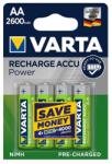 VARTA POWER tartós elem (AA, R6, 1.2V, lítium) 4db/csomag (5716101404)