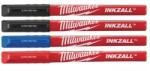 Milwaukee Jelölő filctoll színes 0, 6mm 4db-os INKZALL (48223165)
