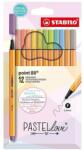 STABILO Tűfilc STABILO Point 88 Pastellove 12 darabos (8812-7-7) - fotoland