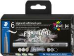 STAEDTLER 371 Brush marker Grey, 6 db (372 C6)