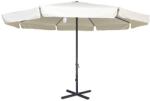 ROJAPLAST Standard napernyő, talp nélkül - fehér - ø 400 cm