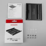 AXAGON RHD-125B 2.5" SSD/HDD Bracket into 3.5" bay Black (RHD-125B) - oneclick