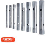 Extol Prémium 8816370 csőkulcs készlet, 10db (8 csőkulcs+2 hajtóvas), CrV. 6-22mm (8816370)