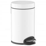 Hansgrohe Cos de gunoi cu pedala 3l, alb mat (matt white), Hansgrohe AddStoris 41775700 41775700 (41775700) Cos de gunoi
