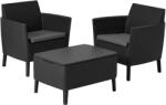 Keter SALEMO BALCONY polyrattan kerti bútor garnitúra - grafit (236631) - websale