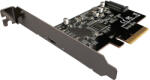 LC-Power LC-PCI-C-USB32-2X2 csatlakozókártya/illesztő Belső (LC-PCI-C-USB32-2X2)