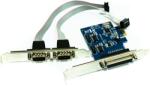 Approx APPPCIE1P2S PCI-E Kártya - 2 db Soros és 1 db Párhuzamos Csatlakozással (APPPCIE1P2S)