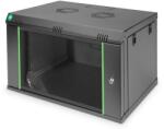 ASSMANN DN-19 07-U-EC-SW 19" 7U Fali Rack Szekrény - 600x450 mm, Fekete (DN-19 07-U-EC-SW)