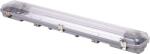 TRACON Védett lámpatest LED csövekhez, egyoldalas betáp 230 V, 50 Hz, G13, 600 mm, IP65, ABS/PC (TLFVLEDN206)