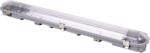 TRACON Védett lámpatest LED csövekhez, egyoldalas betáp 230 V, 50 Hz, G13, 600 mm, IP65, ABS/PC (TLFVLEDN106)