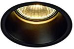 SLV HORN GU10 mélysugárzó, kerek matt fekete, max. 50W- LI112910