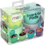 Melii Snap & Go ételtartó készlet, babáknak, 4 db, 118 ml (10450_M)