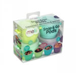 Melii Set 4 Recipiente Silicon Snap&go, Melii, 118 Ml (ml11050) - jucariaperfecta